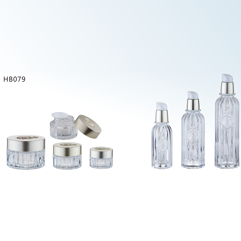 Glass bottle cream/lotion series